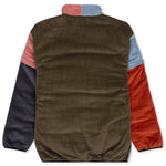 Color Blocked Micro Puffer W/ Removable Sleeves - Multi