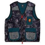 Novelty Dyed Fur Sunflower Tactical Vest - Black