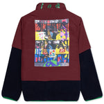 Post Earth Syndrome Fishing Fleece - Burgundy