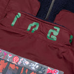 Post Earth Syndrome Fishing Fleece - Burgundy