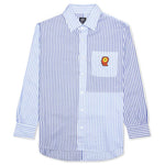 Sunflower Paneled Oxford Button Up Shirt - Multi