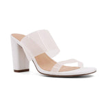 Shu Shop - Women's Gabrielle Clear Strap Block Heel