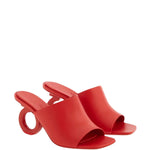 Salvatore Ferragamo - Women's Open Toe Sculpted Heel Mules