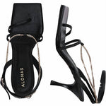 Alohas - Women's Straps Chain Leather Sandals