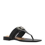 Salvatore Ferragamo - Women's Calfskin Riki Gancini Bit Thong Sandals