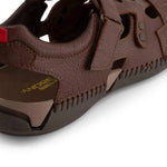 Andrea - Men's Velcro Closure Leather Sandal
