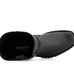 Forastero - Men's Leather Biker Boots With Zipper Closure