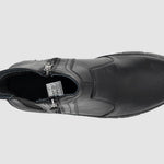 Kcr Group - Men's Everyday Thin Wool-lined Zip-up Leather Boots