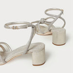 Loeffler Randall - Women's Mikel Heeled Sparkle Bow Sandals