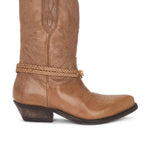 Golden Goose - Women's Wish Star Boots With Braided Belt And Chain