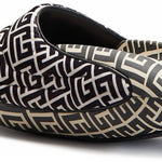 Balmain - Men's Quilted Leather B-it Monogram Sandals