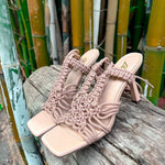 Little Secret Of Mine - Women's Vacay Ready Strappy Lace Stiletto Heels