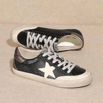 Miracle Miles - Women's Vega Lace-up Leather Sneakers