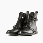 All Black - Women's Pyramid Stud Boots