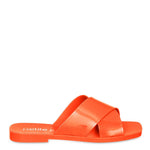 Petite Jolie - Women's Criss-Cross Strap Slide Sandals