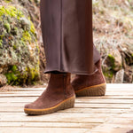 El Naturalista - Women's Myth Wedge Leather Comfort Ankle Boots