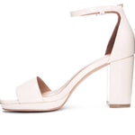 Chinese Laundry - Women's Teri Vegan Leather Dress Chunky Heels