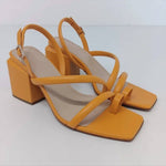 Lafayette 148 - Women's Soft Calfskin Leather Heeled City Slingback Sandals