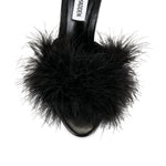 Steve Madden - Women's Spin Leather Hi Feather Heels