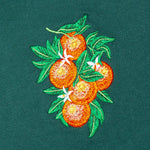 La Fleur D'Oranger Embroidered Hoodie - Green