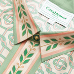 Printed L/S Silk Shirt - Laurel Monogram Light