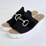 Bernie Mev - Women's Buckle Wedge sandal