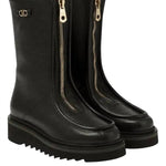Salvatore Ferragamo - Women's Zip-up Leather Boots