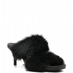 Pedro Garcia - Women's Cissy Fur-trimmed Heeled Sandals