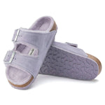Birkenstock - Women's Arizona Shearling Suede Narrow Sandals