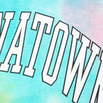 Chinatown Arc Left Sweatshorts - Tie Dye Blue