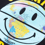 Chinatown Smiley Globe Ball T-Shirt - Black