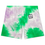 Chinatown Smiley Multi Sweatshorts - Tie Dye Purple