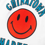 Chinatown Smiley Multi Sweatshorts - White