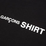 Comme Des Garcons SHIRT Rear Logo L/S Tee - Black