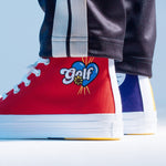 Converse x GOLF le FLEUR Chuck 70 Hi - Blue/Yellow/Red