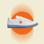 Converse x Rokit Pro Leather Ox "Orange Pop" - White/Optical White