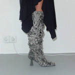 Dirt - Women's Cracked Gathered Boots