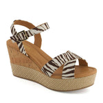 Andrea - Women's Wedge Ankle Strap Sandal