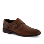 Andrea - Men's Buckle Closure Leather Oxford Shoes