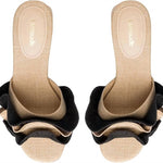 Larroude - Women's Brigitte Ruffle Mule Sandals