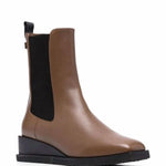 Salvatore Ferragamo - Women's Wedged Leather Ankle Boots