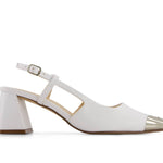Andrea - Women's Slingback Square Toe Heels