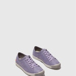 Softinos - Women's Cool Leather Lace-up Sneaker