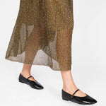 Intentionally Blank - Women's Larisa Leather Mary Jane Flat Shoe