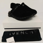 Givenchy - Men's Marshmallow Hoya Shearling-lined Suede Mules