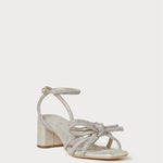 Loeffler Randall - Women's Mikel Heeled Sparkle Bow Sandals