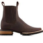 Forastero - Men's Leather Chelsea Boots With Side Zipper