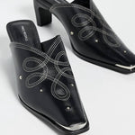 Free People - Women's Roxi Metal Tip Mules