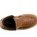 Forastero - Men's Double Zipper Leather Booties