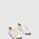 Softinos - Women's Cool Leather Lace-up Sneaker